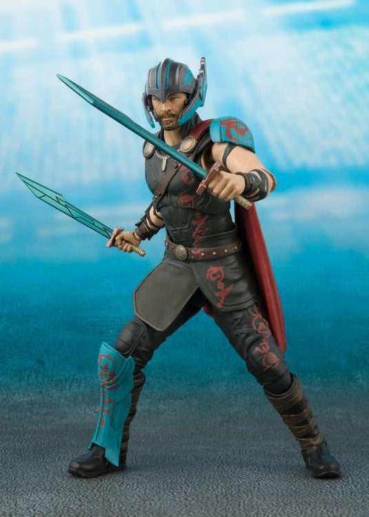 Bandai - S.H.Figuarts - Thor Ragnarok - Gladiator Thor & Tamashii Thunderbolt Effect Set