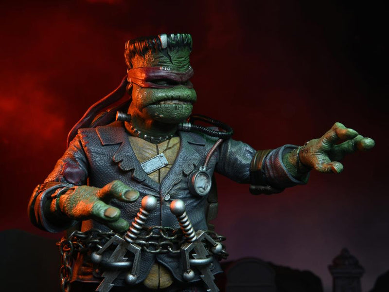 Load image into Gallery viewer, NECA - Universal Monster x Teenage Mutant Ninja Turtles: Raphael as Frankenstein&#39;s Monster
