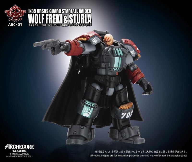 Load image into Gallery viewer, Toys Alliance - Archecore: ARC-07 Ursus Guard Starfall Raider Wolf Freki &amp; Sturla
