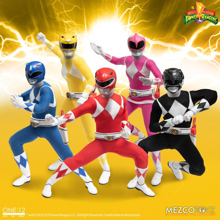 Load image into Gallery viewer, Mezco Toyz - One:12 Mighty Morphin&#39; Power Rangers Deluxe Box Set
