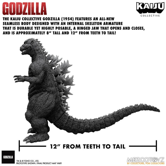 Kaiju Collective - Godzilla (1954): Godzilla (Black and White Edition)