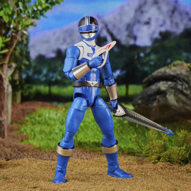 Load image into Gallery viewer, Power Rangers Lightning Collection - Power Rangers Time Force: Deluxe Blue Ranger and Vector Cycle Set
