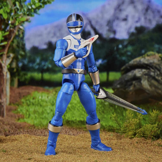 Power Rangers Lightning Collection - Power Rangers Time Force: Deluxe Blue Ranger and Vector Cycle Set