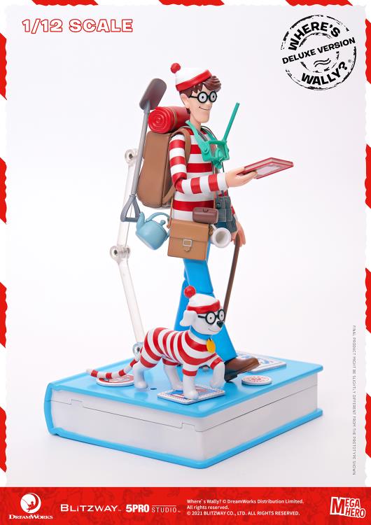 Blitzway - MEGAHERO Where's Waldo: Waldo Deluxe 1/12 Scale Figure