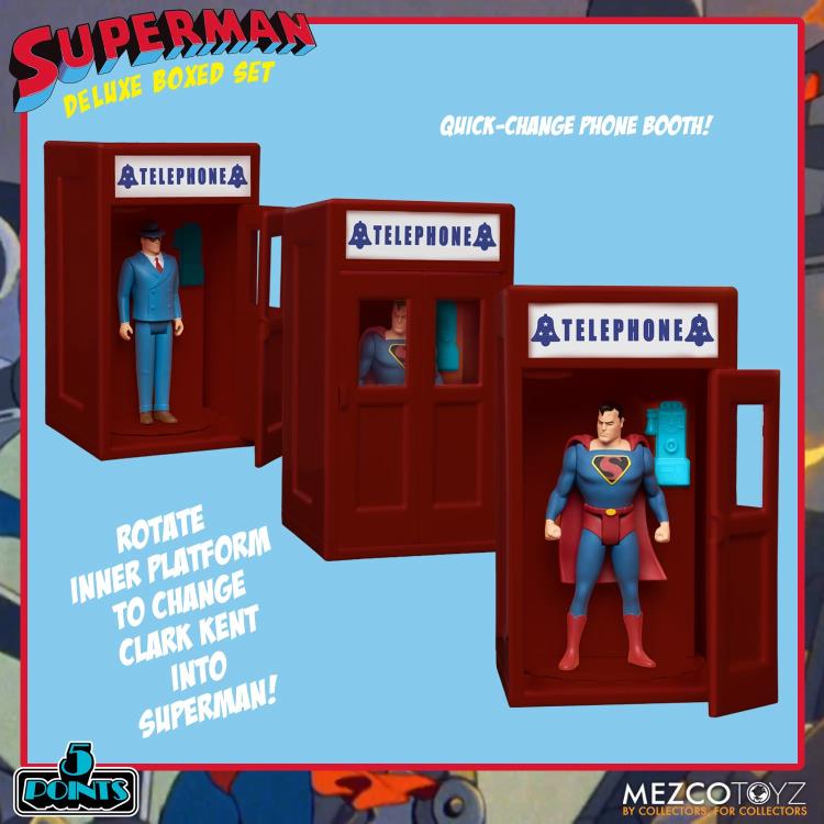 Load image into Gallery viewer, Mezco Toyz - Superman [1941] - The Mechanical Monsters 5 Points Deluxe Box Set
