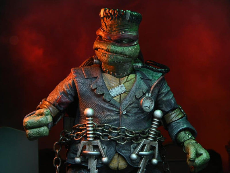 Load image into Gallery viewer, NECA - Universal Monster x Teenage Mutant Ninja Turtles: Raphael as Frankenstein&#39;s Monster
