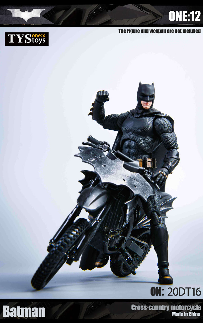 Load image into Gallery viewer, TYS Toys - 1/12 Batman Cross-Country Motorcycle
