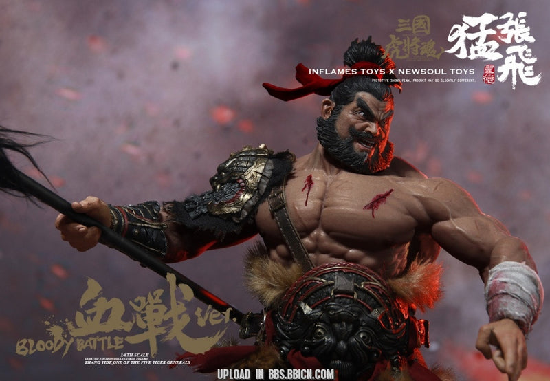 Load image into Gallery viewer, Inflames Toys x Newsoul Toys - Soul of Tiger Generals - Bloody-fighting Zhang Yide
