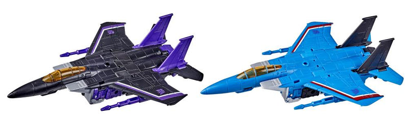 Load image into Gallery viewer, Transformers War for Cybertron - Earthrise - Voyager Skywarp and Thundercracker 2 Pack
