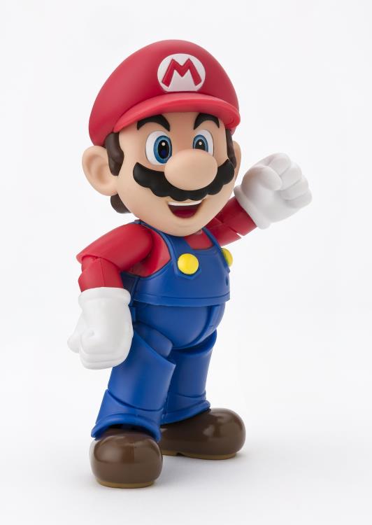 Load image into Gallery viewer, Bandai - S.H.Figuarts - Super Mario Action Figure Mario (New Packaging)
