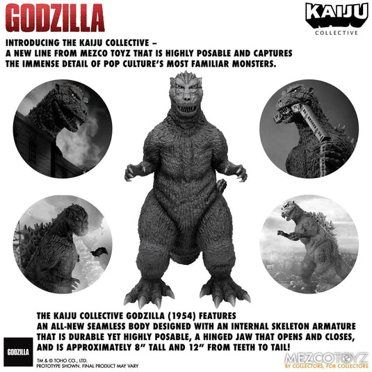 Kaiju Collective - Godzilla (1954): Godzilla (Black and White Edition)