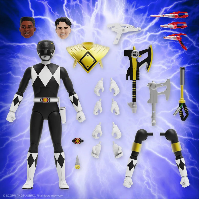 Load image into Gallery viewer, Super 7 - Mighty Morphin Power Rangers Ultimates Wave 3 - Black Ranger
