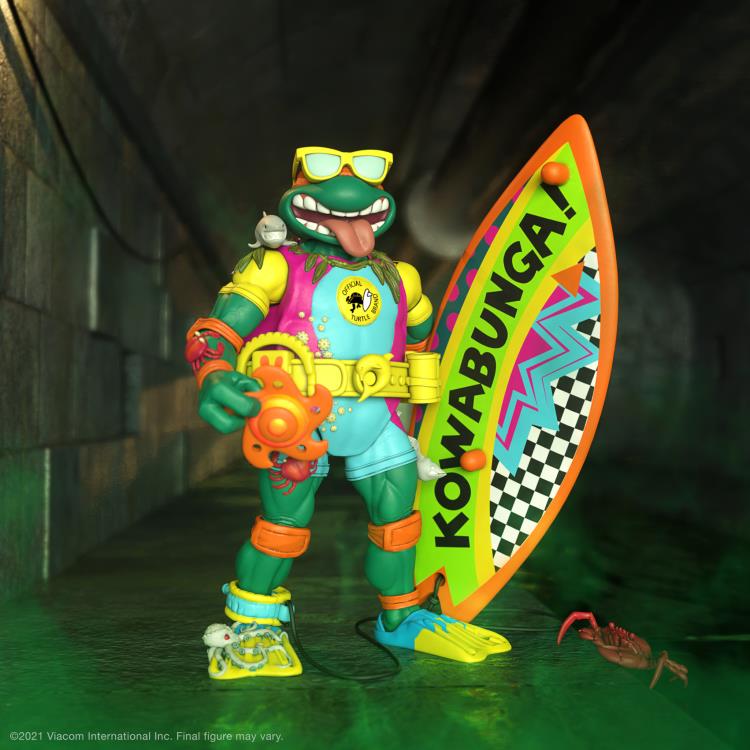 Load image into Gallery viewer, Super 7 - Teenage Mutant Ninja Turtles Ultimates: Sewer Surfer Mike
