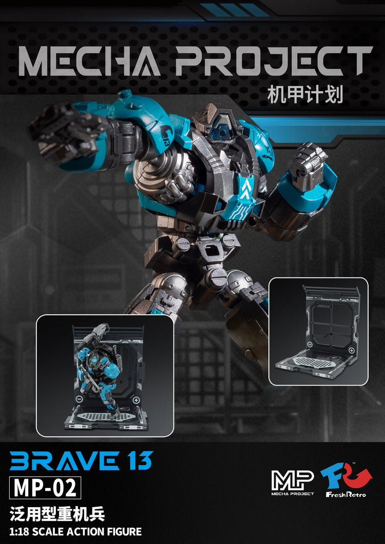 Load image into Gallery viewer, Fresh Retro: Mecha Project - MP-02 Brave 13 Mecharms Heavy Type
