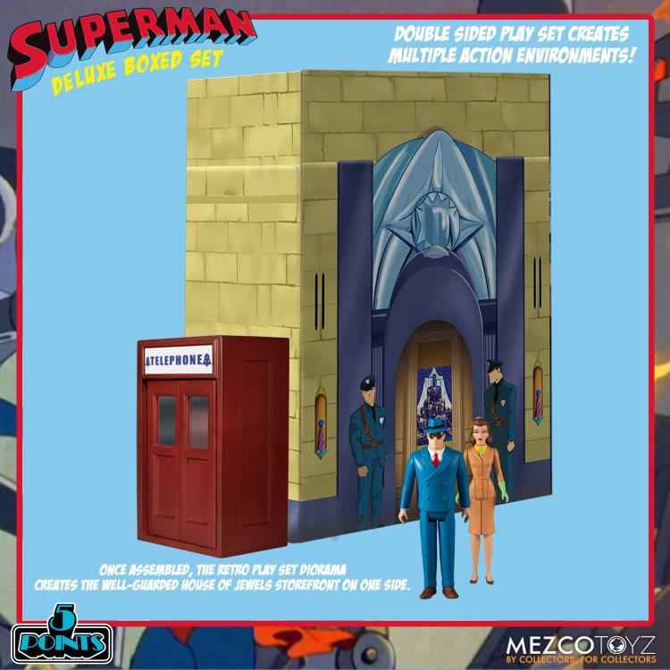 Load image into Gallery viewer, Mezco Toyz - Superman [1941] - The Mechanical Monsters 5 Points Deluxe Box Set
