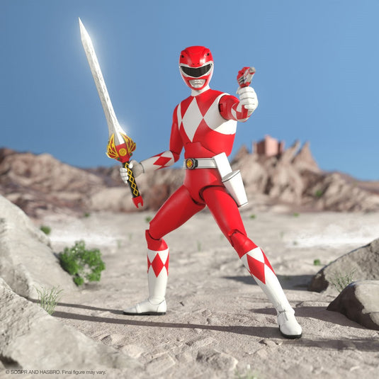 Super 7 - Mighty Morphin Power Rangers Ultimates Wave 2: Red Ranger