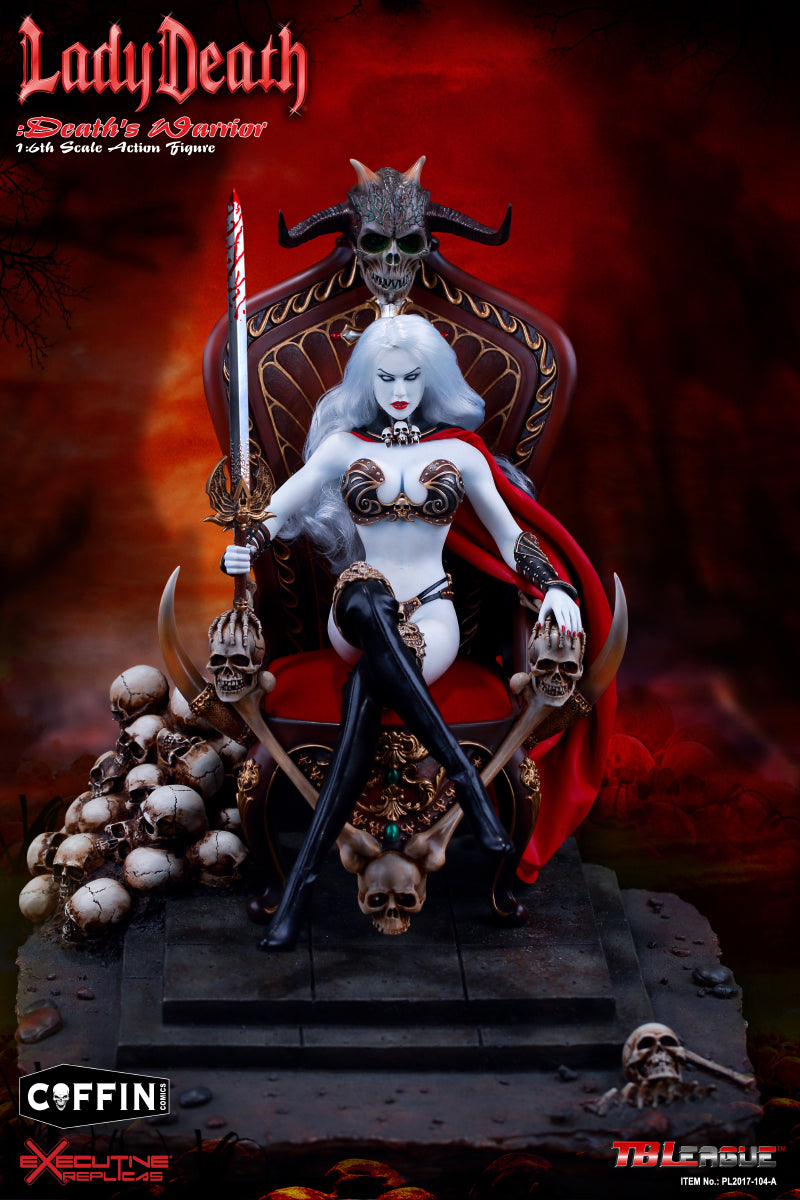 Load image into Gallery viewer, TBLeague - Lady Death: Death&#39;&#39;s Warrior V2 - Action Figure plus Throne and Base (Formerly Phicen)

