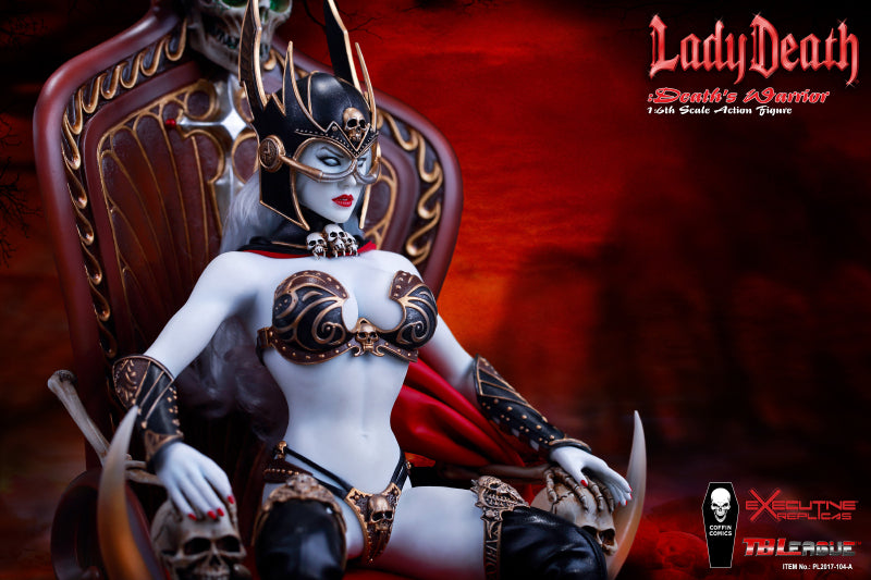 Load image into Gallery viewer, TBLeague - Lady Death: Death&#39;&#39;s Warrior V2 - Action Figure plus Throne and Base (Formerly Phicen)
