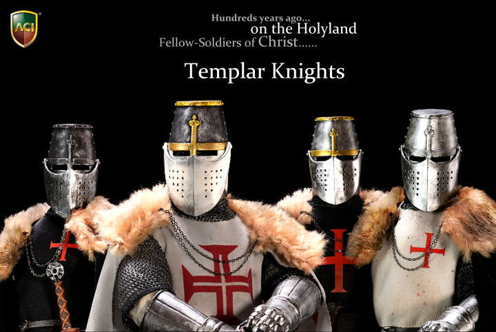 Load image into Gallery viewer, ACI Toys 1/6 Crusader Knight Templars - Templar Knight Banner Holder
