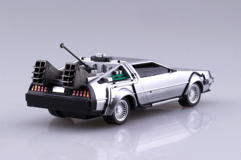 Load image into Gallery viewer, Aoshima - 1/43 Scale Back to the Future Part I: Delorean Pull Back Model Kit
