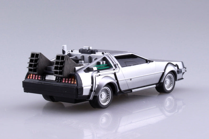 Load image into Gallery viewer, Aoshima - 1/43 Scale Back to the Future Part II: Delorean Pull Back Model Kit
