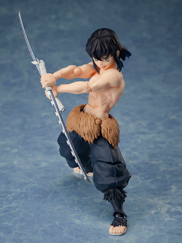 Load image into Gallery viewer, Aniplex - Demon Slayer: Kimetsu No Yaiba [BUZZmod.] - Inosuke Hashibira 1/12 Scale Action Figure
