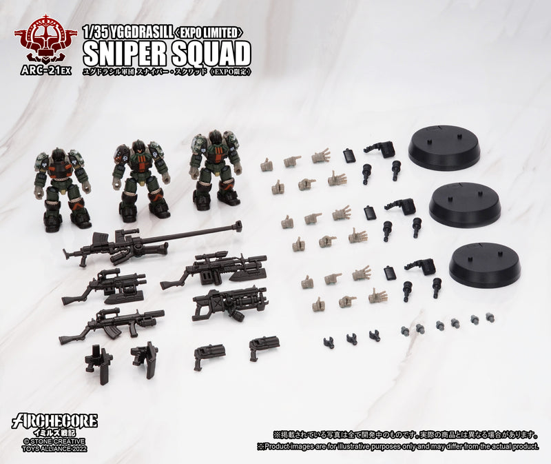Load image into Gallery viewer, Toys Alliance - Archecore: ARC-21EX Yggdrasil Sniper Squad (Expo Limited)
