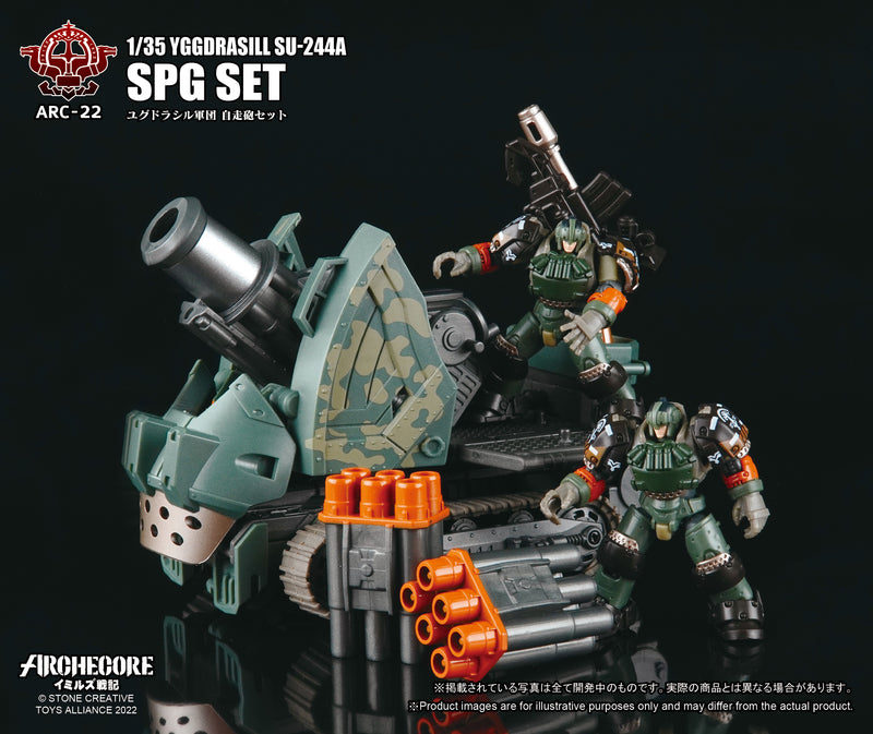 Load image into Gallery viewer, Toys Alliance - Archecore: ARC-22 Yggdrasill SU-244A SPG Set
