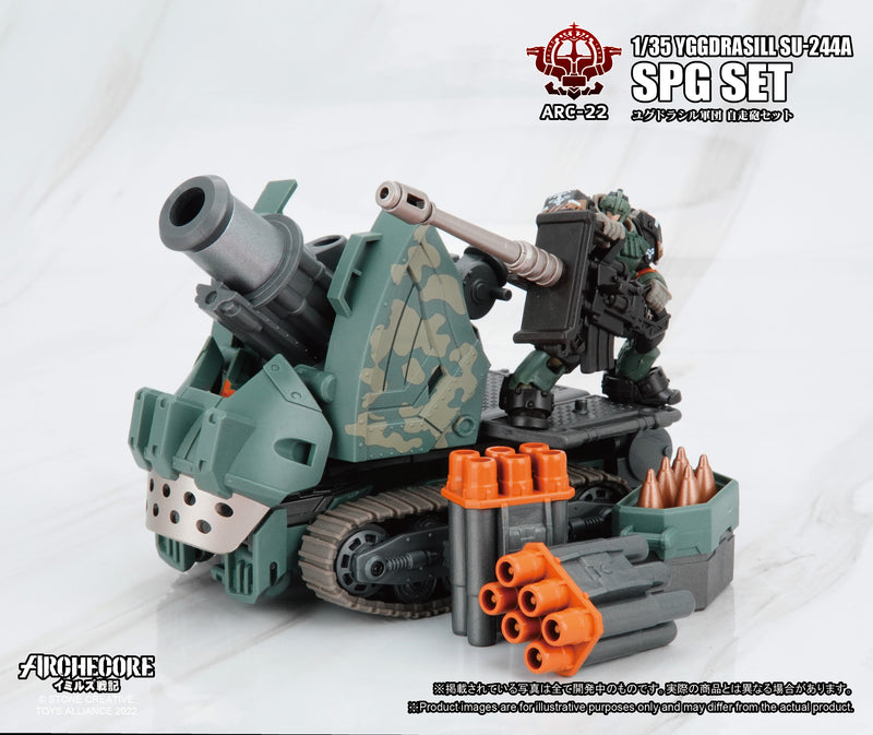 Load image into Gallery viewer, Toys Alliance - Archecore: ARC-22 Yggdrasill SU-244A SPG Set
