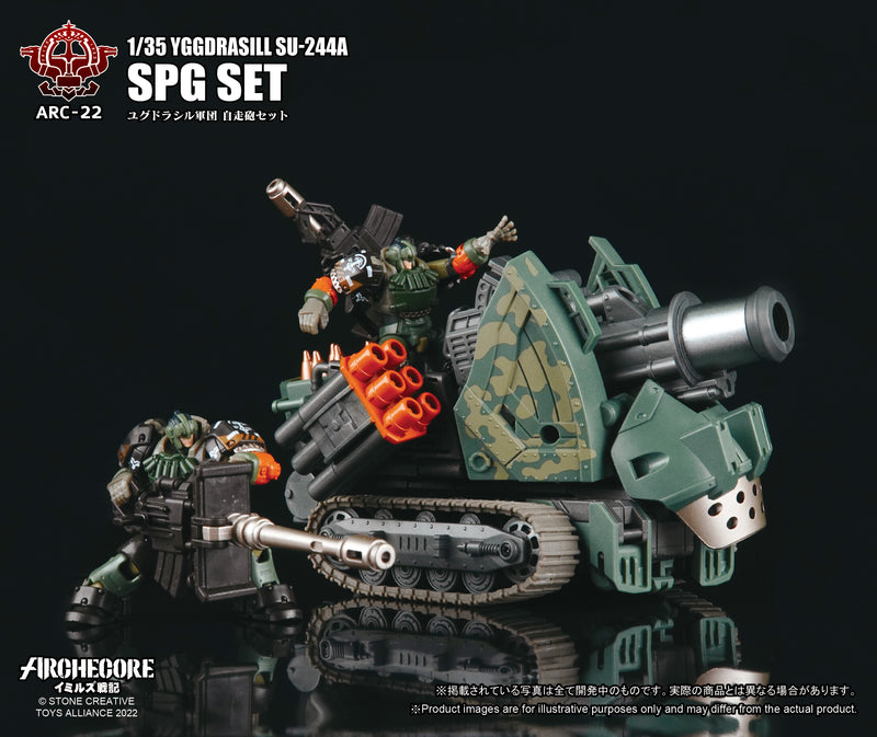 Load image into Gallery viewer, Toys Alliance - Archecore: ARC-22 Yggdrasill SU-244A SPG Set
