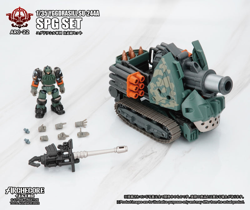 Load image into Gallery viewer, Toys Alliance - Archecore: ARC-22 Yggdrasill SU-244A SPG Set
