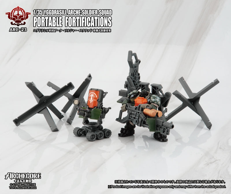 Load image into Gallery viewer, Toys Alliance - Archecore: ARC-23 Yggdrasill ARCHE-SOLDIER Squad Portable Fortifications
