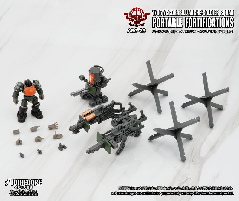 Load image into Gallery viewer, Toys Alliance - Archecore: ARC-23 Yggdrasill ARCHE-SOLDIER Squad Portable Fortifications
