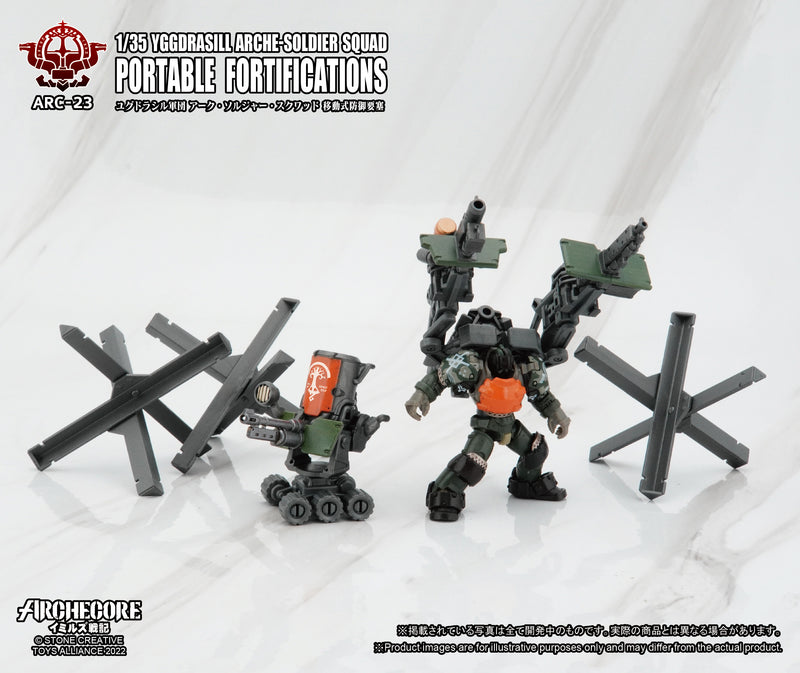 Load image into Gallery viewer, Toys Alliance - Archecore: ARC-23 Yggdrasill ARCHE-SOLDIER Squad Portable Fortifications
