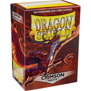 Dragon Shield - Matte Crimson - 100 Sleeves
