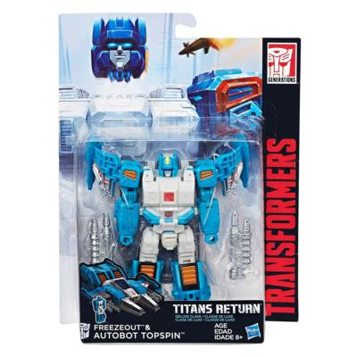 Load image into Gallery viewer, Transformers Generations Titans Return - Deluxe Wave 4 - Topspin
