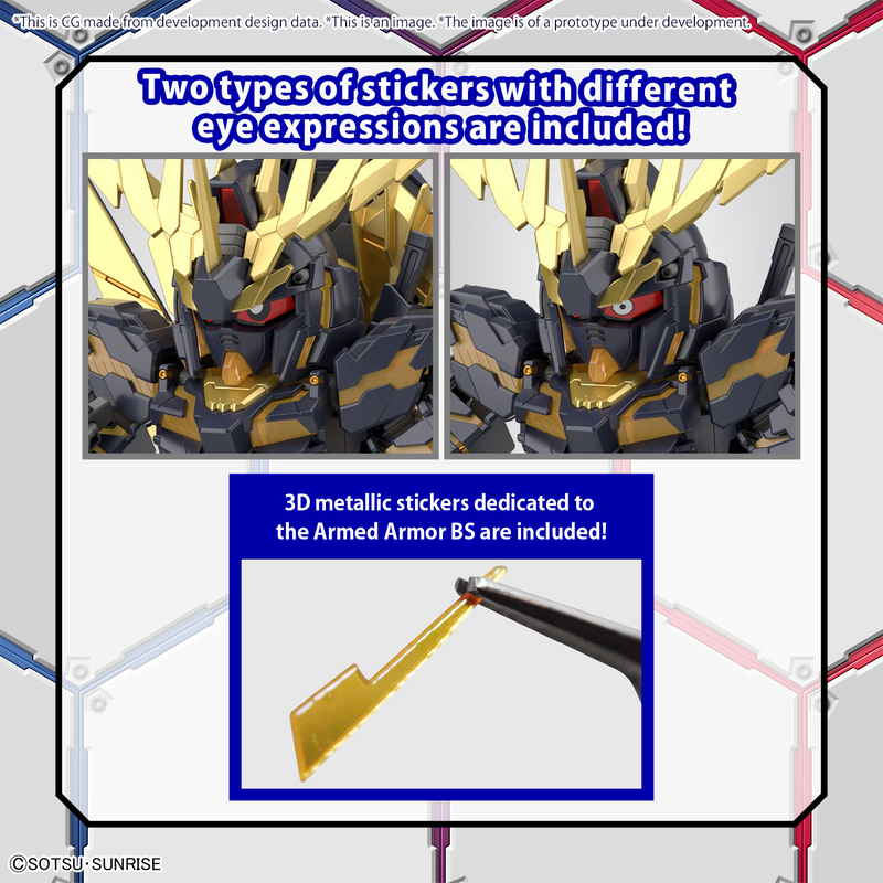 Load image into Gallery viewer, SD Gundam - Cross Silhouette - Unicorn Gundam 02 Banshee (Destroy Mode) and Banshee Norn Parts Set
