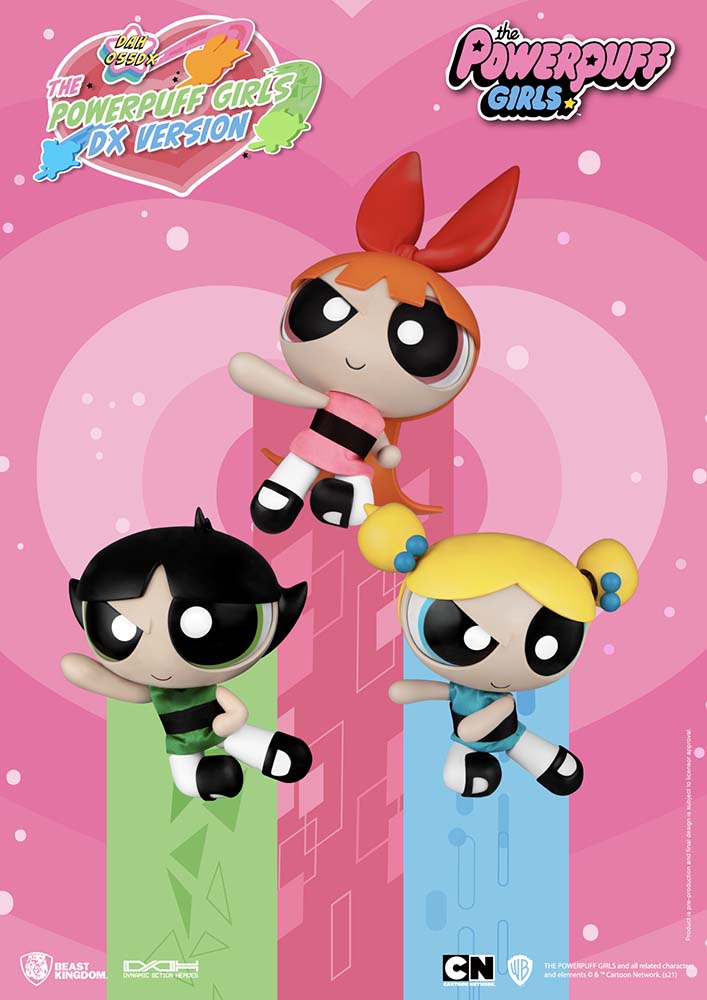Load image into Gallery viewer, Beast Kingdom - DAH-055DX: The Powerpuff Girls Deluxe Set
