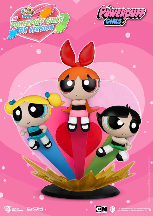 Beast Kingdom - DAH-055DX: The Powerpuff Girls Deluxe Set