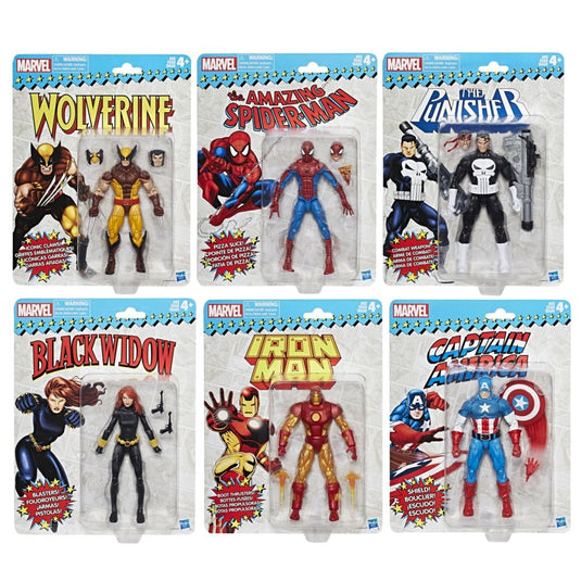 Marvel Legends - Super Heroes Vintage Series Set of 6