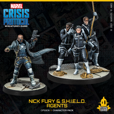 Atomic Mass Games - Marvel Crisis Protocol: Nick Fury and SHIELD Agents Character Pack