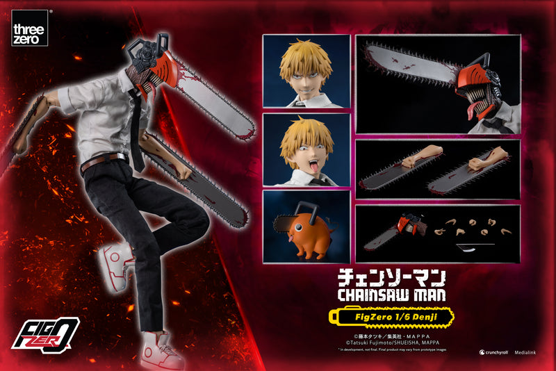Load image into Gallery viewer, Threezero - FigZero Chainsaw Man: Denji
