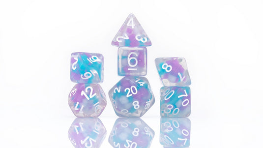 Sirius Dice - Dice Set: Cotton Candy Glowworm