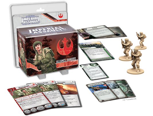 Fantasy Flight Games - Star Wars - Imperial Assault: Alliance Rangers Ally Pack