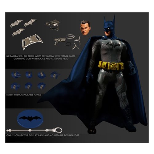 Mezco Toyz - One:12 Batman Ascending Knight Blue Version Action Figure