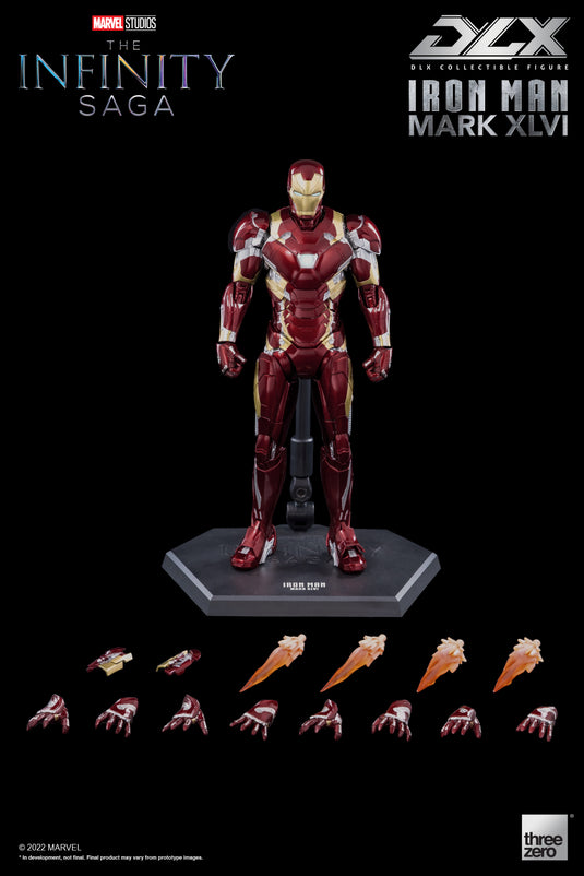 Threezero 1 12 Avengers Infinity Saga DLX Iron Man Mark 46