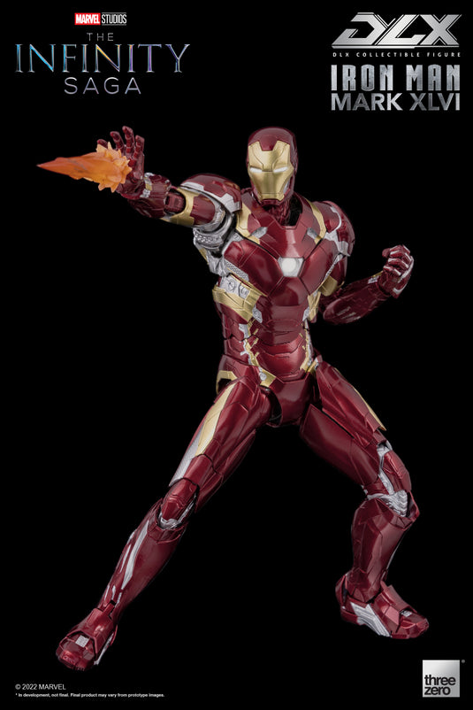 threezero DLX Iron Man Mark 46 フィギュア threezero Marvel Infinity Saga: Iron Man Mark XLVI 1:12