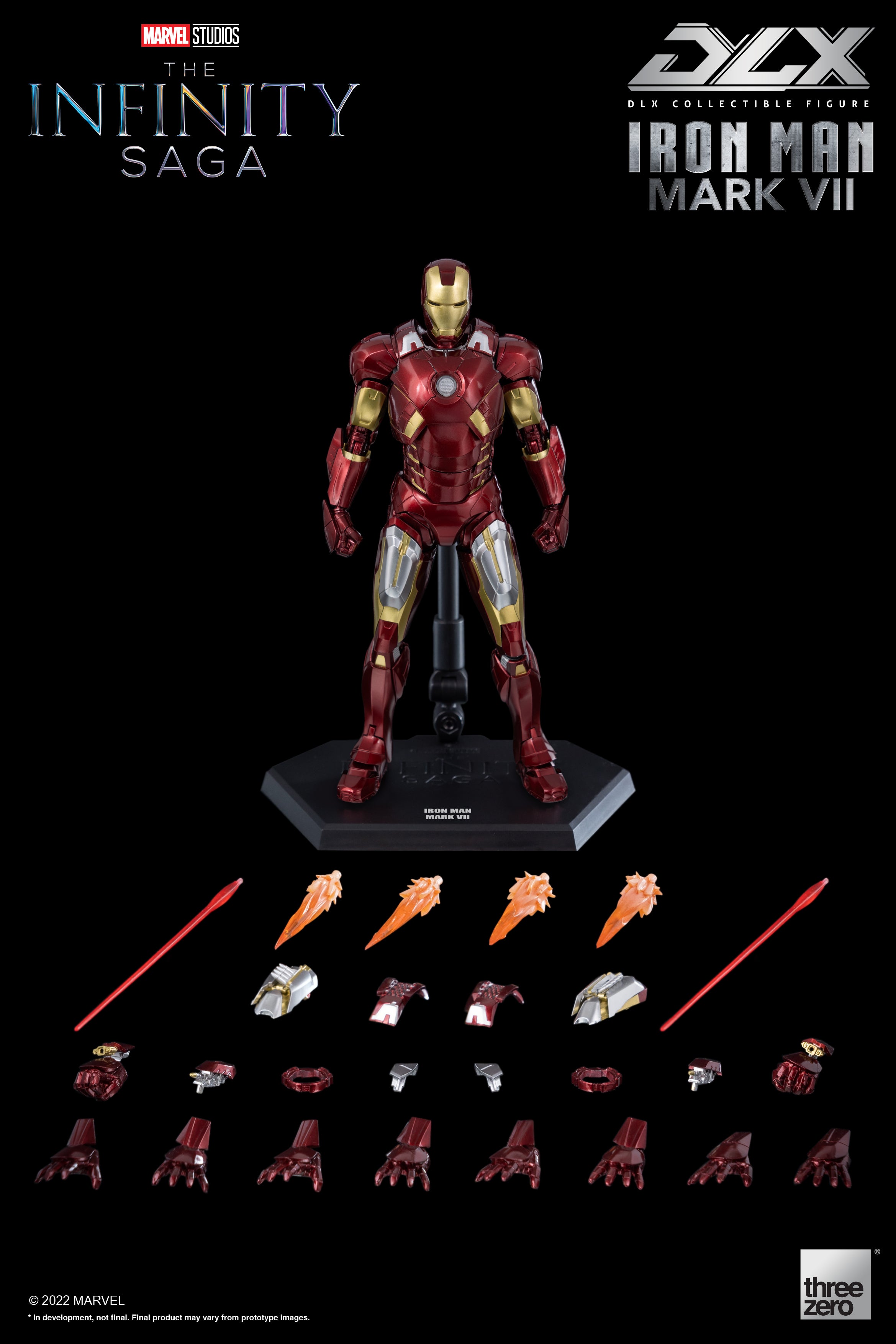 IRON MAN / MARK 7（マーク7） Threezero - 1/12 The Infinity Saga: DLX Iron Man Mark 7 – Ages