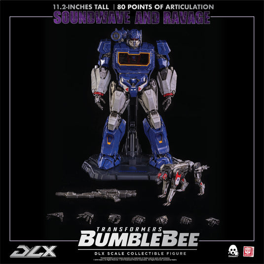 Threezero (ThreeA) - Bumblebee Movie: DLX Soundwave and Ravage