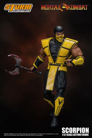 Load image into Gallery viewer, Storm Collectibles - Mortal Kombat 3: Scorpion 1/12 Scale SDCC 2019 Exclusive
